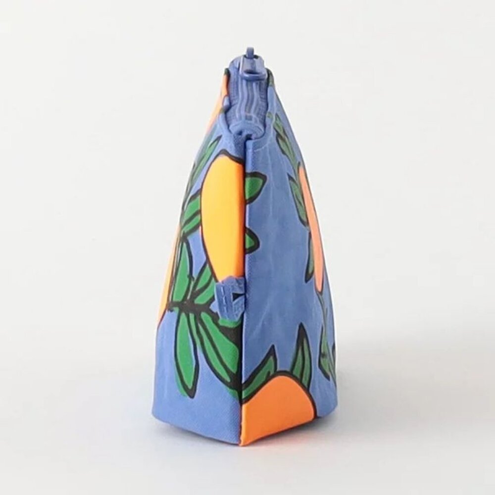 NWOT Baggu Go Pouch Small - Orange Tree Periwinkle - Picture 6 of 10
